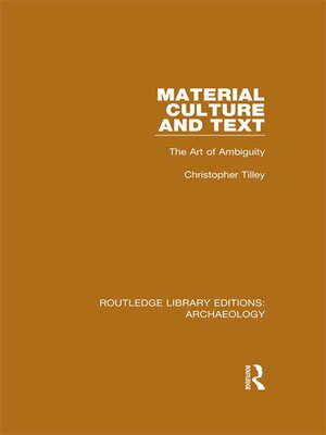 cover image of Material Culture and Text